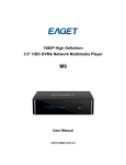 Eaget M9 User manual