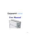 Compuprint 10200 User manual