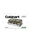 Cuisinart CR-8C Operating instructions