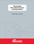 Baumatic PCC9120SS User manual