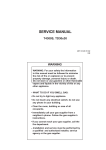 Electrolux T4300S Service manual