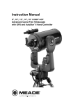 Meade Autostar Instruction manual