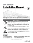 Detroit Radiant LD Series Installation manual