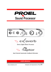 PROEL PLBR256MH2 - REV 07-2006 User manual