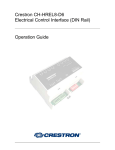 Crestron CH-HREL8-D6 Product manual