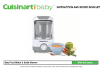 Cuisinart Baby BFM-1000C Series User guide