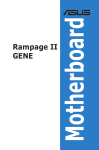 Asus Rampage III GENE Specifications