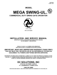 DCS MEGA ARM Service manual