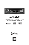 Dual XDM6820 User`s manual