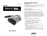 Wagan Smart AC Operating instructions