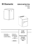 Dometic EA 330 Technical data