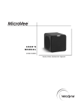Velodyne MiniVee Audio/Video User`s manual