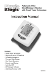 AMG Medical Physio logic Instruction manual