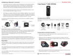 Code CR2300 User manual