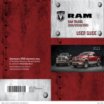 Chrysler Ram 2500 2012 User guide