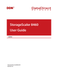 DataDirect StorageScaler 8460 User guide