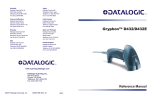 Datalogic GryphonD432 Instruction manual