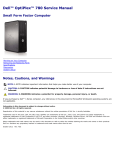 Dell OptiPlex 780 SFF Service manual