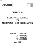 Sears 721.80834500 Specifications