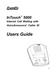 ClassCo 5000 Operating instructions