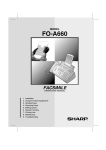 Sharp FO-A660 Specifications