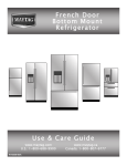 Maytag W10558103A Use & care guide