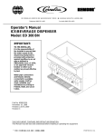 Cornelius ED 300 BN Operator`s manual