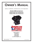 American Eagle SUH-60 Owner`s manual