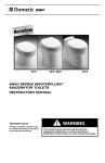 Dometic 8812 Instruction manual