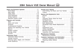 Saturn 2004 Vue Specifications
