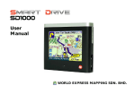 World Express Mapping SmartDrive SD1000 User manual