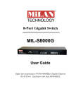MiLAN MIL-S8000G User guide