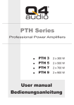 Zeck Audio PT-series User manual