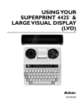 Ultratec SUPERPRINT 4425 Specifications