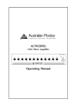 ACM120XL Manual - Australian Monitor