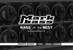 MarkBass TA 503 Owner`s manual