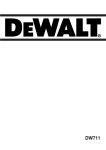 DeWalt 7779 Technical data