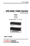 Western Telematic IPS-15 User`s guide