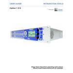 Meyer Sound Galileo 616 User guide