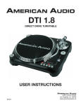 American Audio DTI 1.8 Specifications