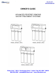 WaterGroup 12403 series Owner`s manual