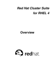 Red Hat CLUSTER SUITE - CONFIGURING AND MANAGING A CLUSTER 2006 Installation guide