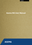 Asema E User manual