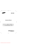 Samsung DVD-V7070 Instruction manual