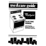 Whirlpool RF375PXP Use & care guide