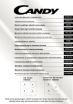 Candy CIE 644 B3 Instruction manual