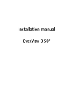 Barco mDR+50-DL Installation manual
