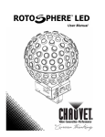 Chauvet RotoSphere LED User manual