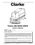 Clarke 26IX-00300A Owner`s manual