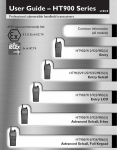 Entel HT900 Series User guide